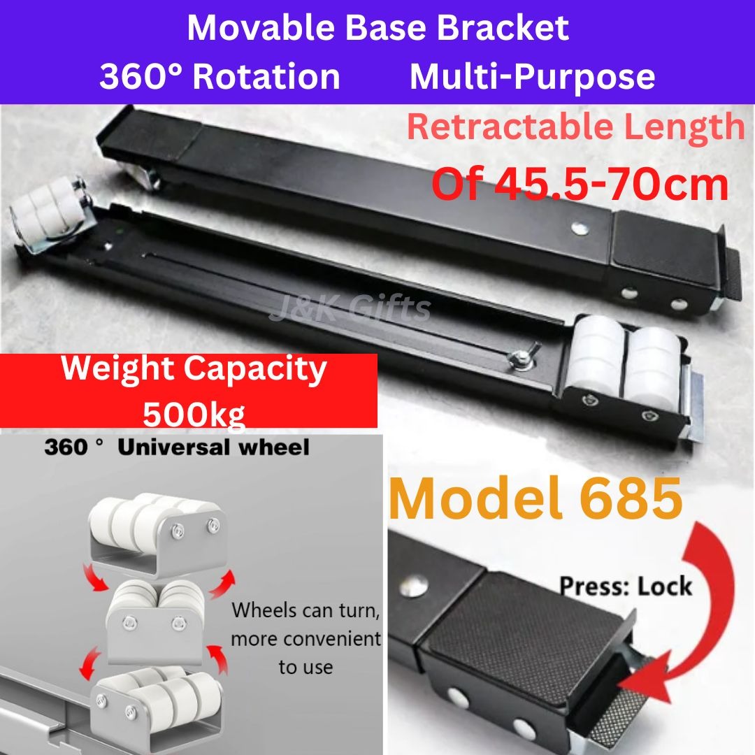 Fridge Washing Machine Dryer Dolly Roller Slider Furniture Moving Base ...