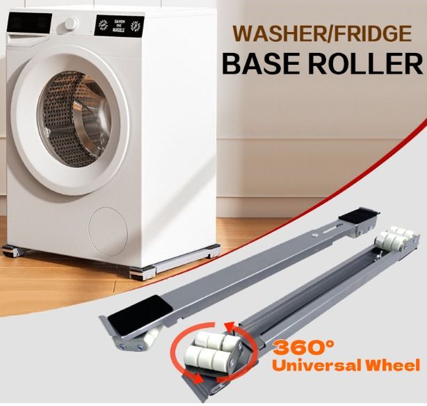 Fridge Washing Machine Dryer Dolly Roller Slider Furniture Moving Base