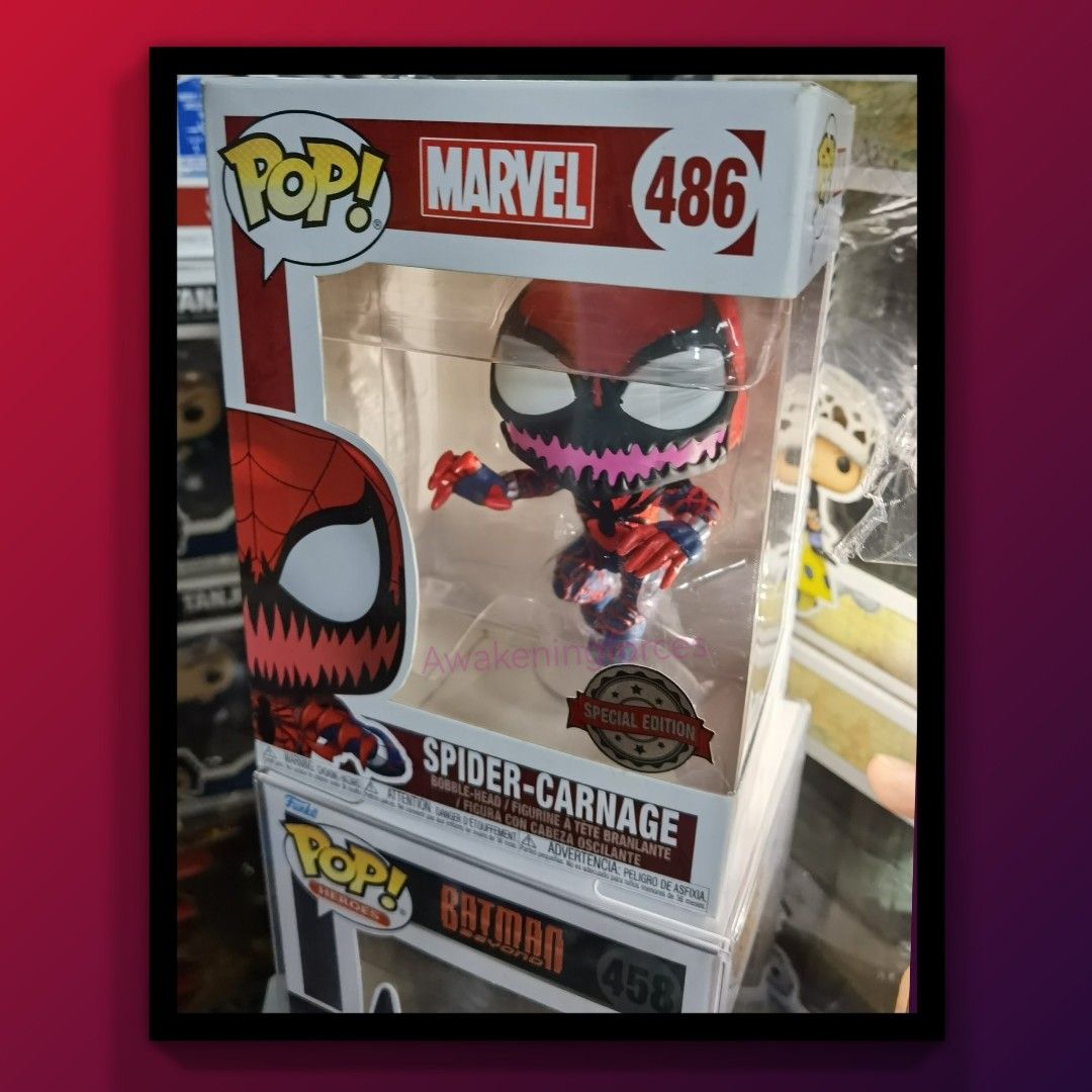 Funko pop spider carnage deals