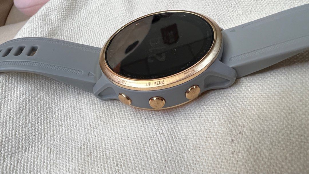 Garmin Fenix 6 Sapphire Rose Gold w Powder Grey band Mobile