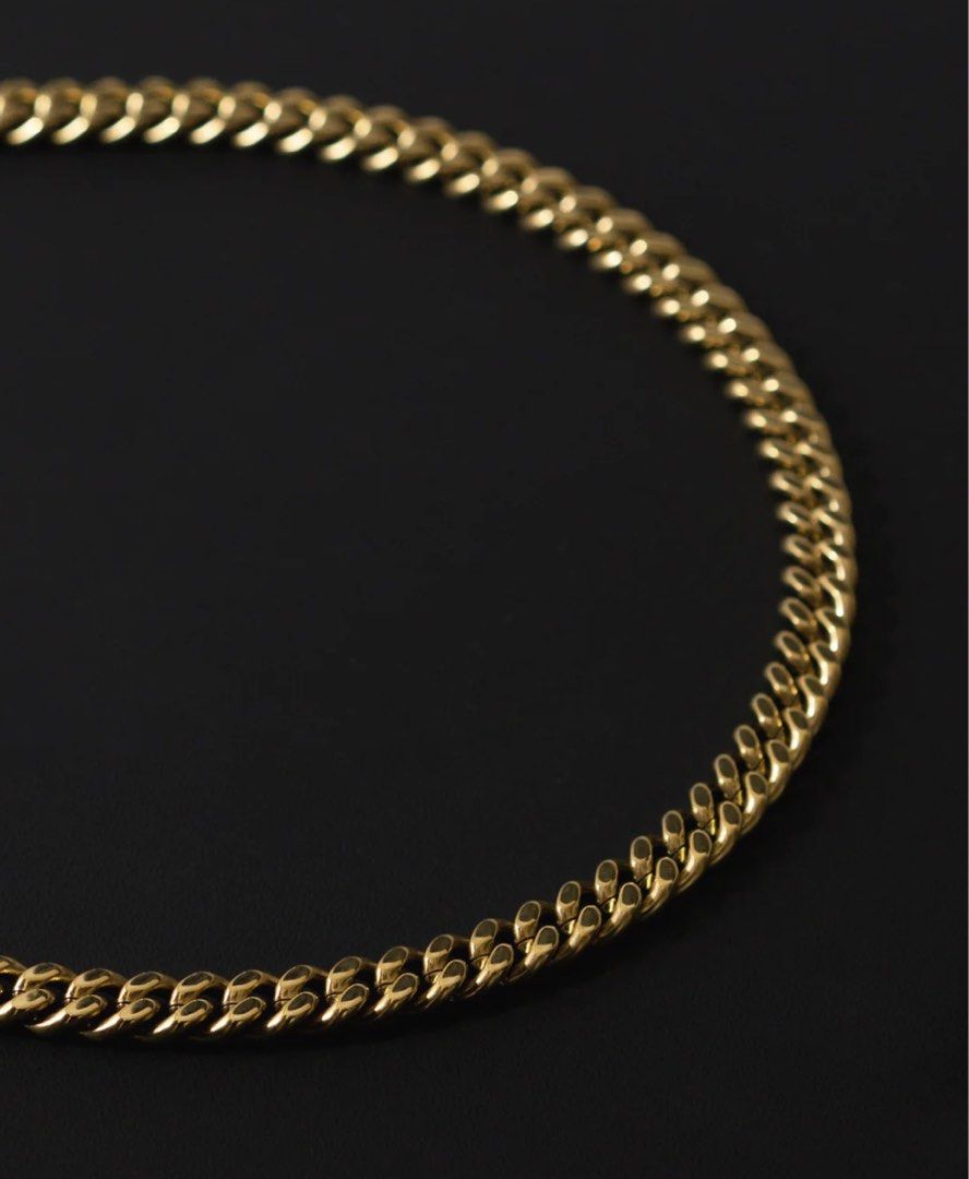 Gold cuban hotsell link chain choker