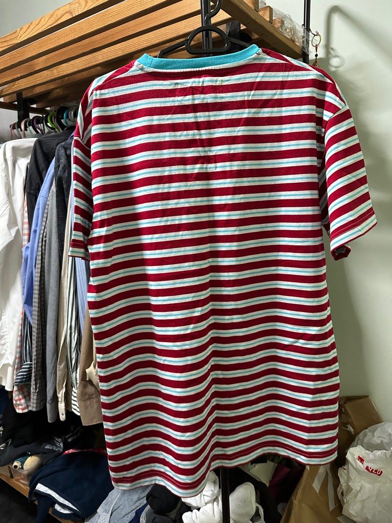 Golf Tyler Creator tee shirt stripe red white stussy