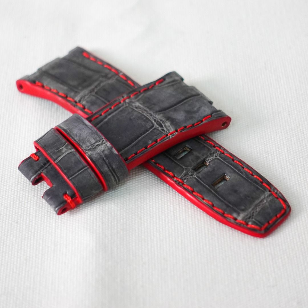 Genuine crocodile cheap watch strap
