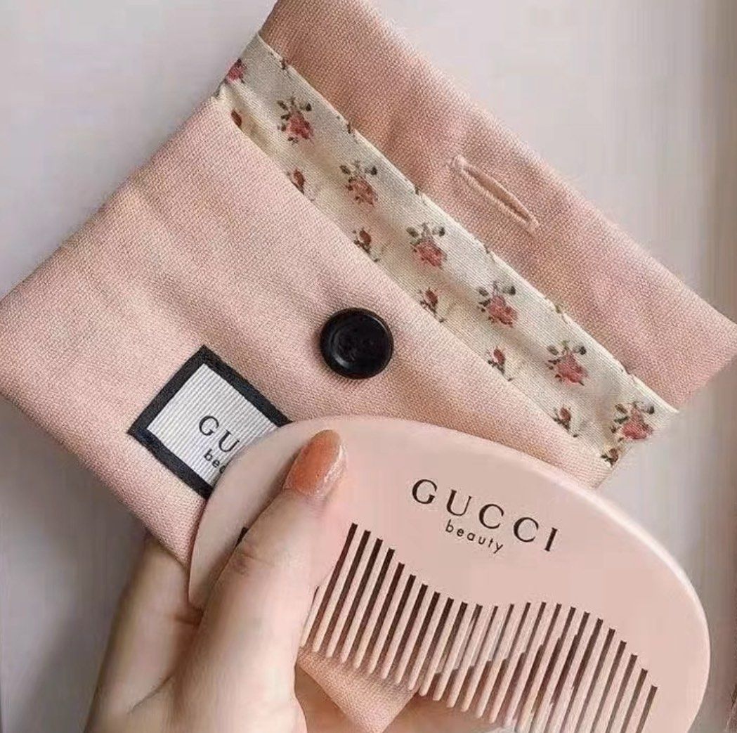 Gucci Beauty comb with pouch, Luxury, Accessories on Carousell