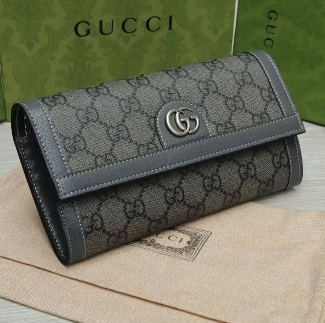 Gucci wallet on strap not Prada Lv Dior Bottega , Luxury, Bags & Wallets on  Carousell