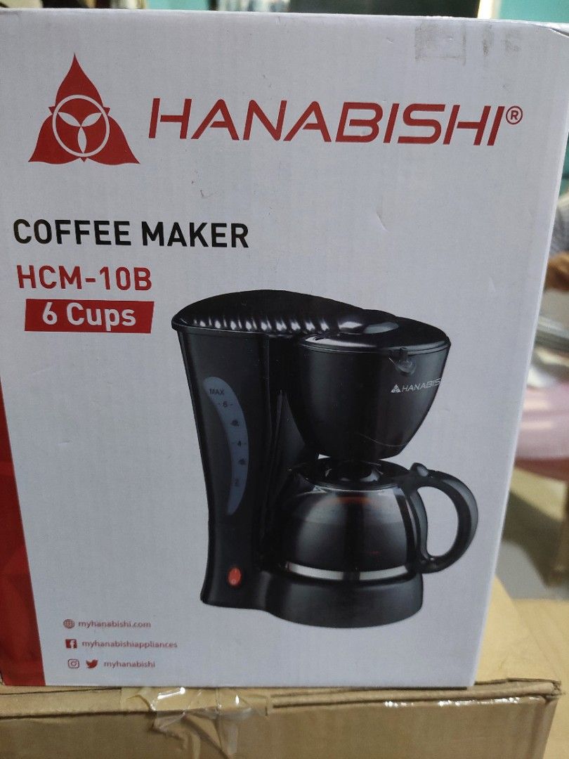Hanabishi HCM10B, TV & Home Appliances, Kitchen Appliances, Coffee