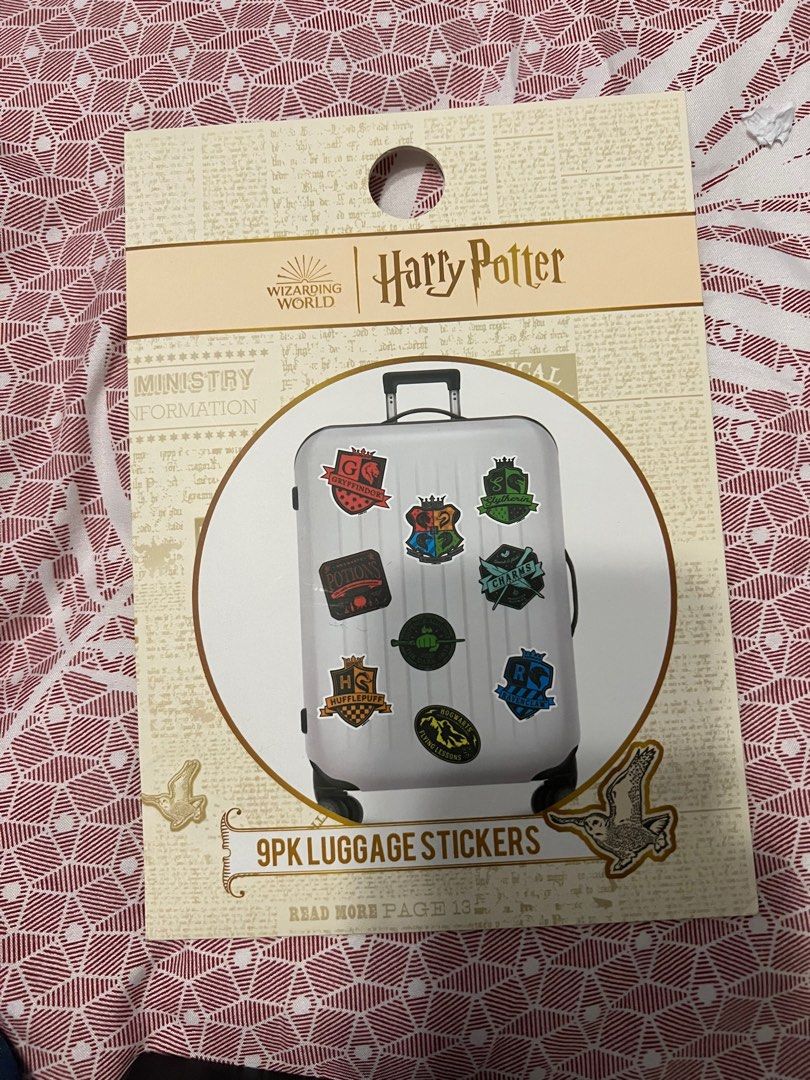 Harry potter luggage sticker, Hobbies & Toys, Stationery & Craft, Other
