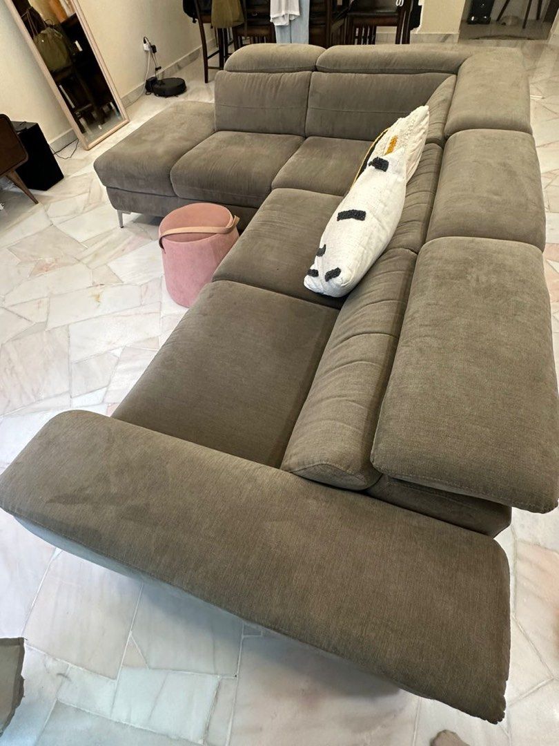 Harvey Norman LShape sofa, Furniture & Home Living, Furniture, Sofas