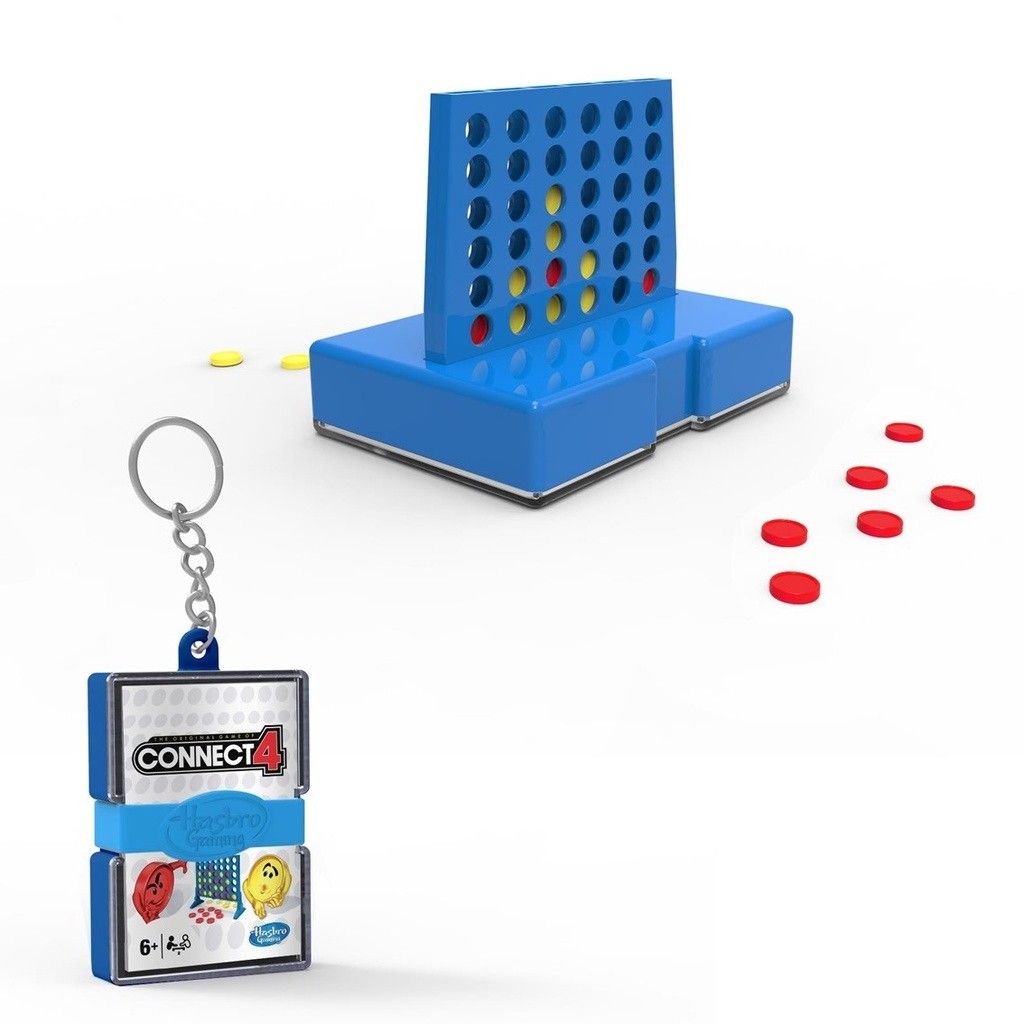 Hasbro Mini Keychain Games Connect 4 & Monopoly, Hobbies & Toys, Toys