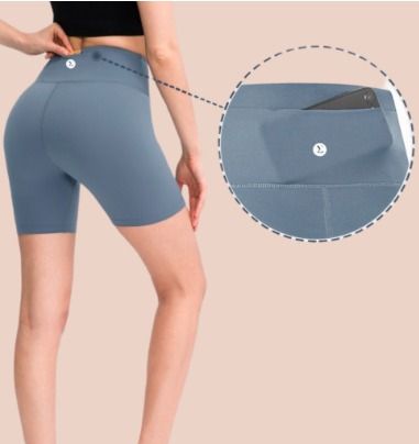 High Waist Yoga Pants with back pockets/ Cycling pants/ Short tights/ Gym  pants for Ladies/ EMC Biker Shorts DL0634, Women's Fashion, Activewear on  Carousell