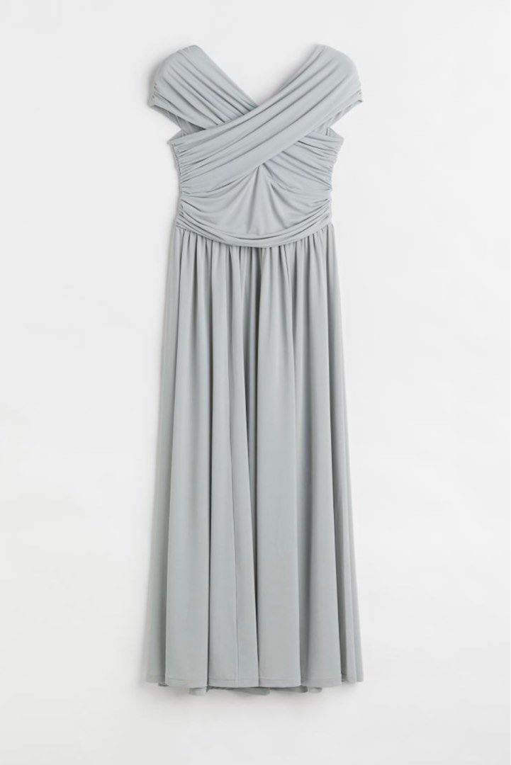 H M Drape Bandeau Evening Dress Women s Fashion Dresses Sets