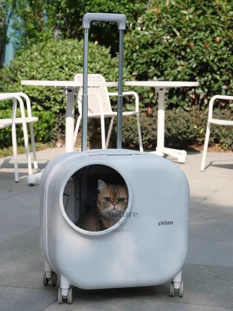 hn 1314 Pet Stroller Pet Trolley Travel Box Small Dog Cat Space Capsule Cat Pack