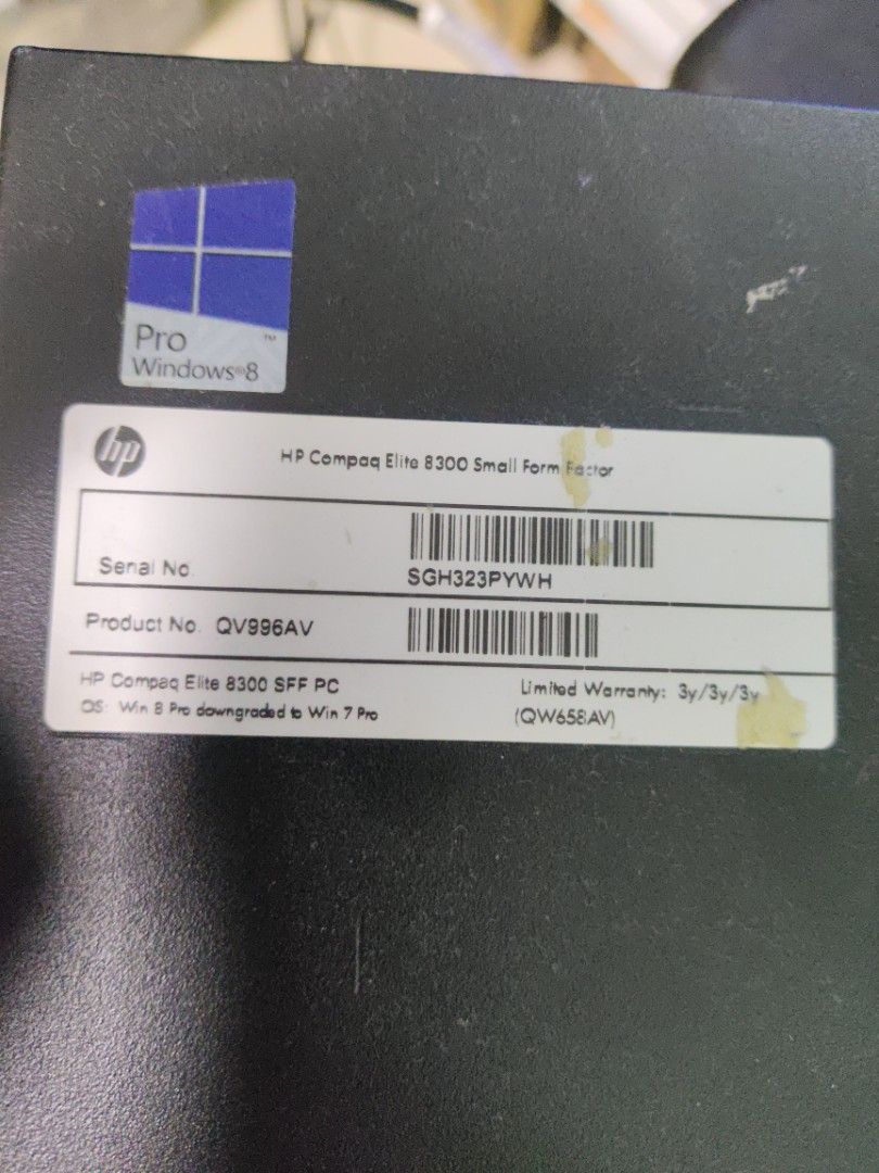 HP8300 SFF i5 desktop with SSD, Computers & Tech, Desktops on Carousell