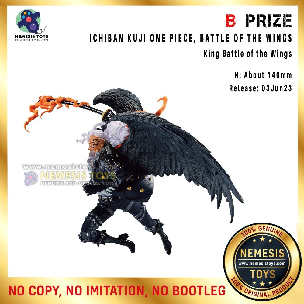 Ichiban Kuji King Figure Battle of The Wings One Piece, Hobbies & Toys