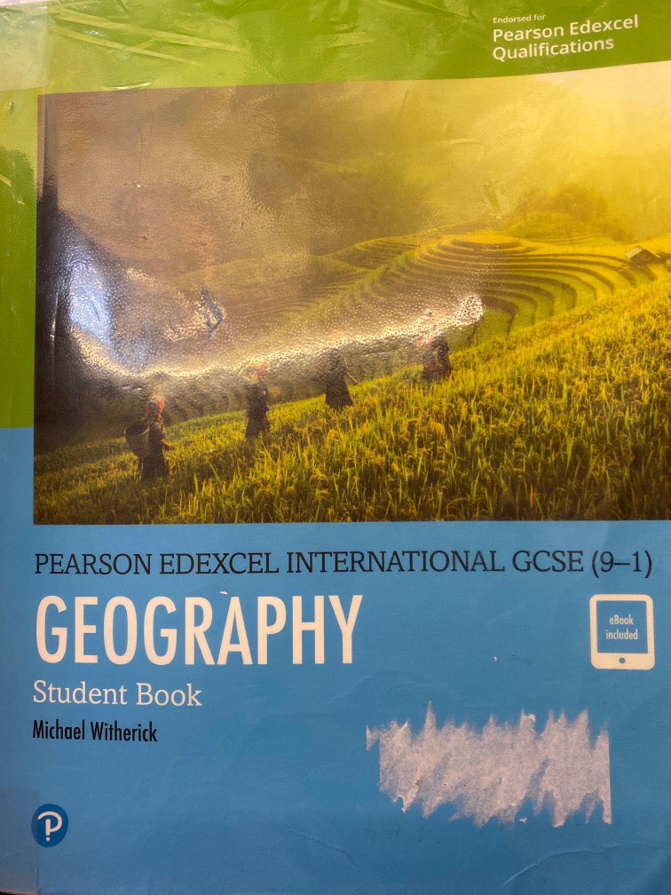 IGCSE edexcel geography textbook, 興趣及遊戲, 書本 & 文具, 教科書 Carousell