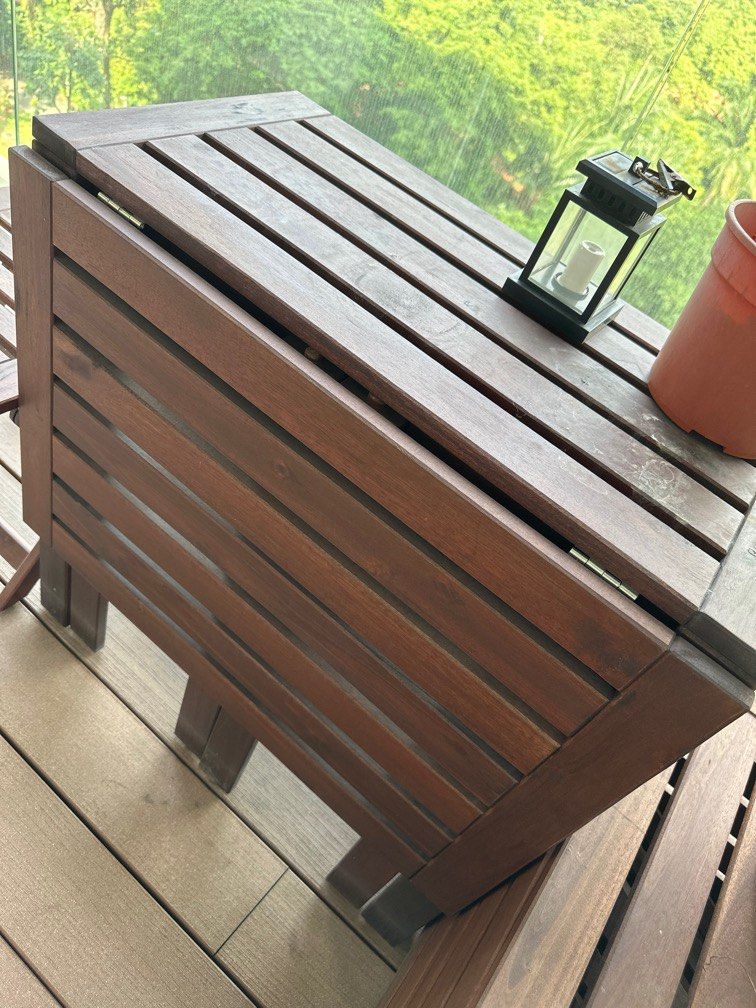 IKEA applaro outdoor dining set used, Furniture & Home Living, Outdoor