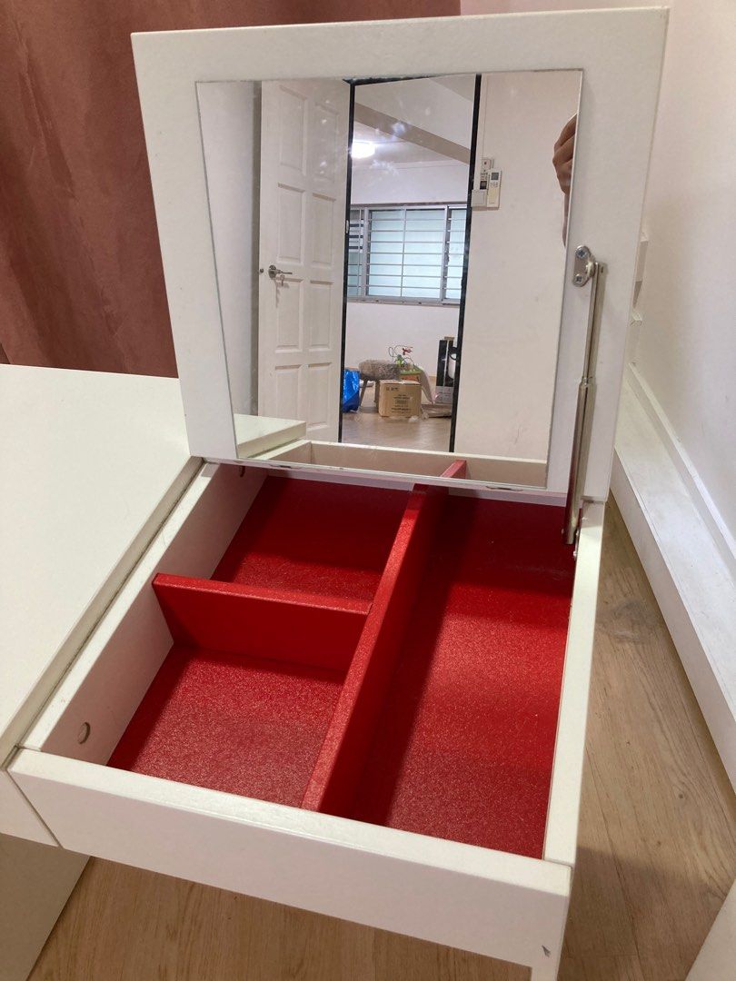 Ikea dressing table, Furniture & Home Living, Furniture, Shelves