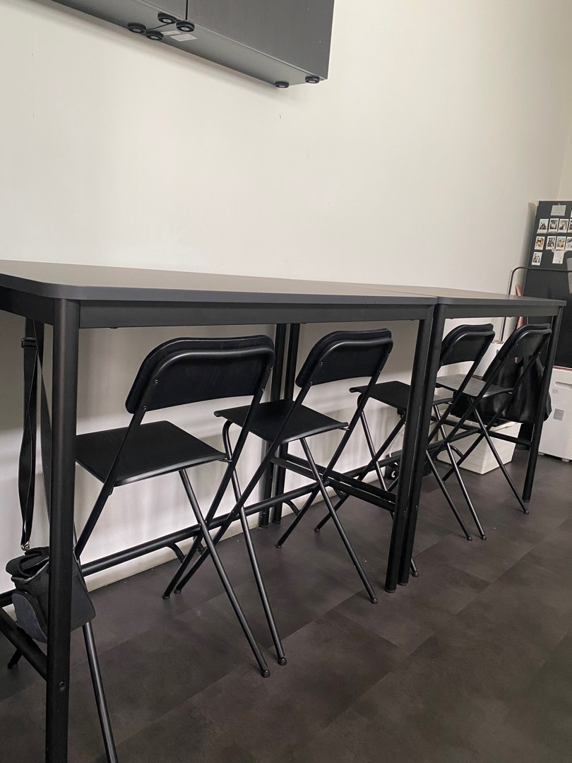 Ikea high table & chair set, Furniture & Home Living, Furniture, Tables
