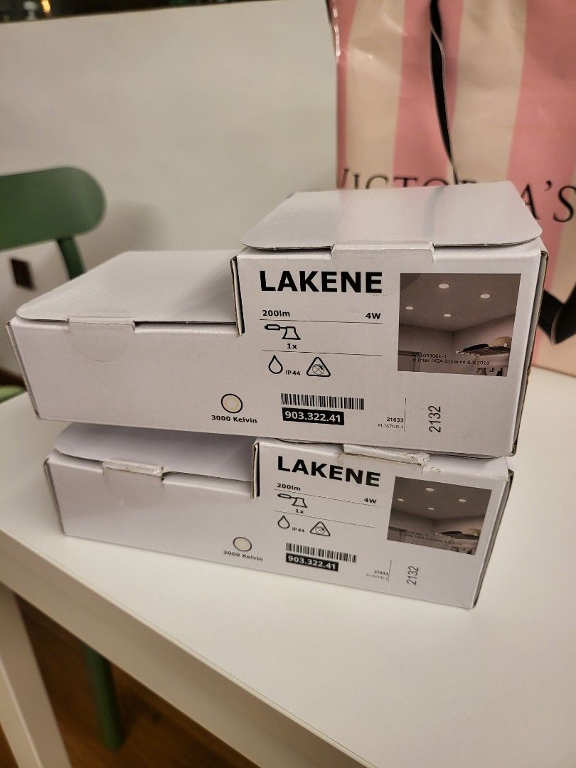 Ikea lighting LAKENE, Furniture & Home Living, Lighting & Fans