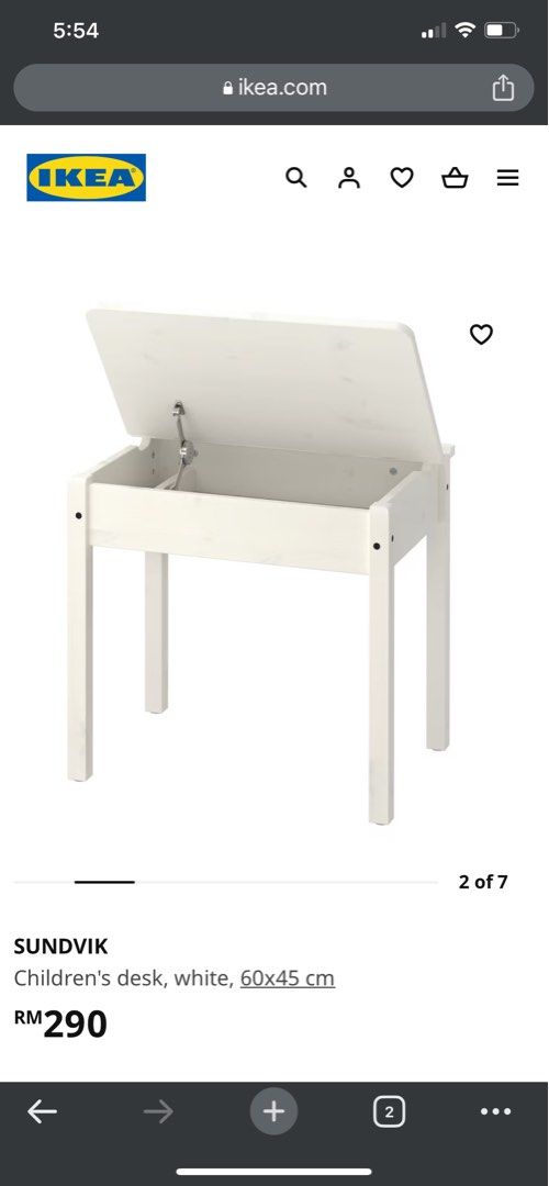 Ikea sundvik children's sales table