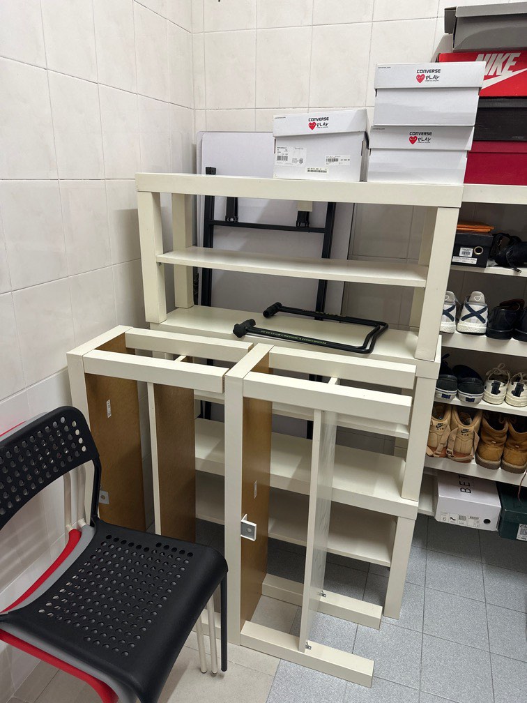 IKEA WHITE TABLE SHELF, Furniture & Home Living, Furniture, Tables