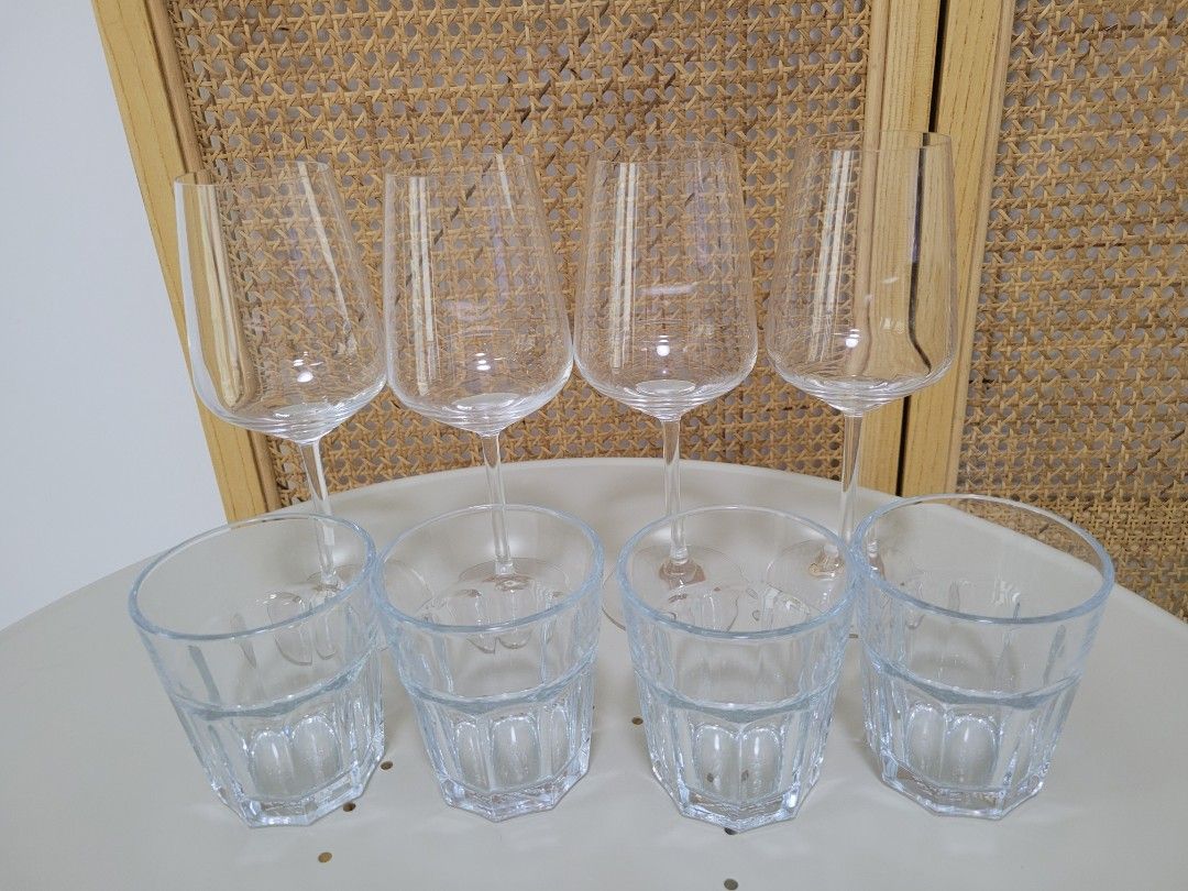 Ikea Wine glasses & Water glasses, Furniture & Home Living, Kitchenware