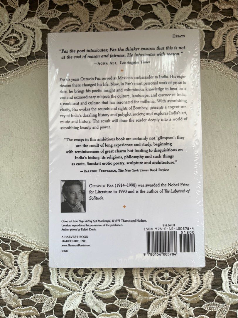 In Light Of India Book Octavio Paz, Hobbies & Toys, Books & Magazines