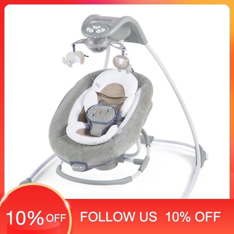 Ingenuity 2 in 1 DreamComfort InLighten Cradling Swing Rocker