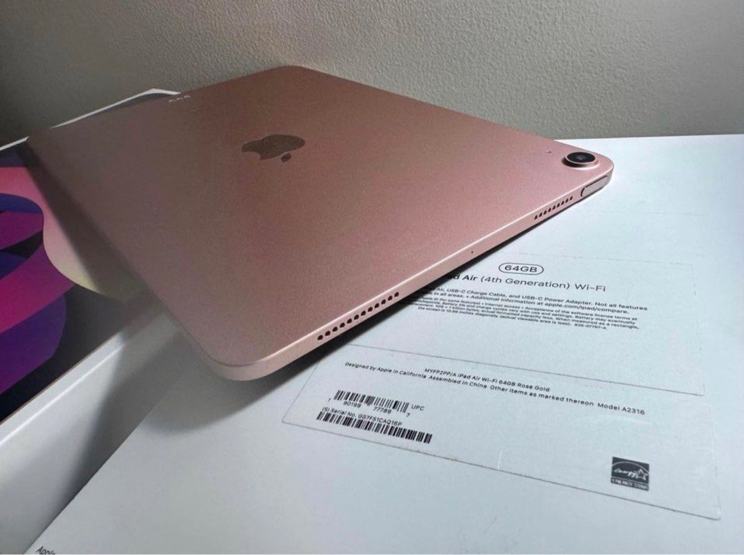 iPad Air (2020) 64GB - Rose Gold - (Wi-Fi)