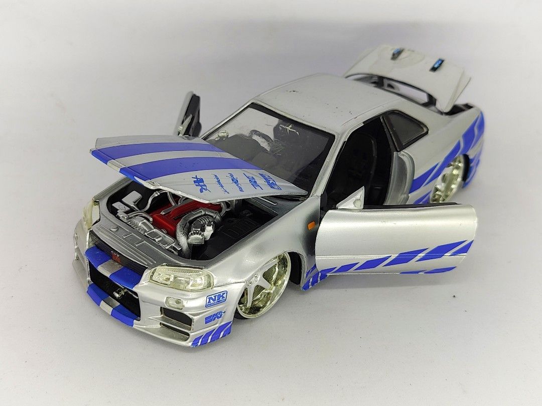 Jada toys nissan skyline gtr r34 outlet