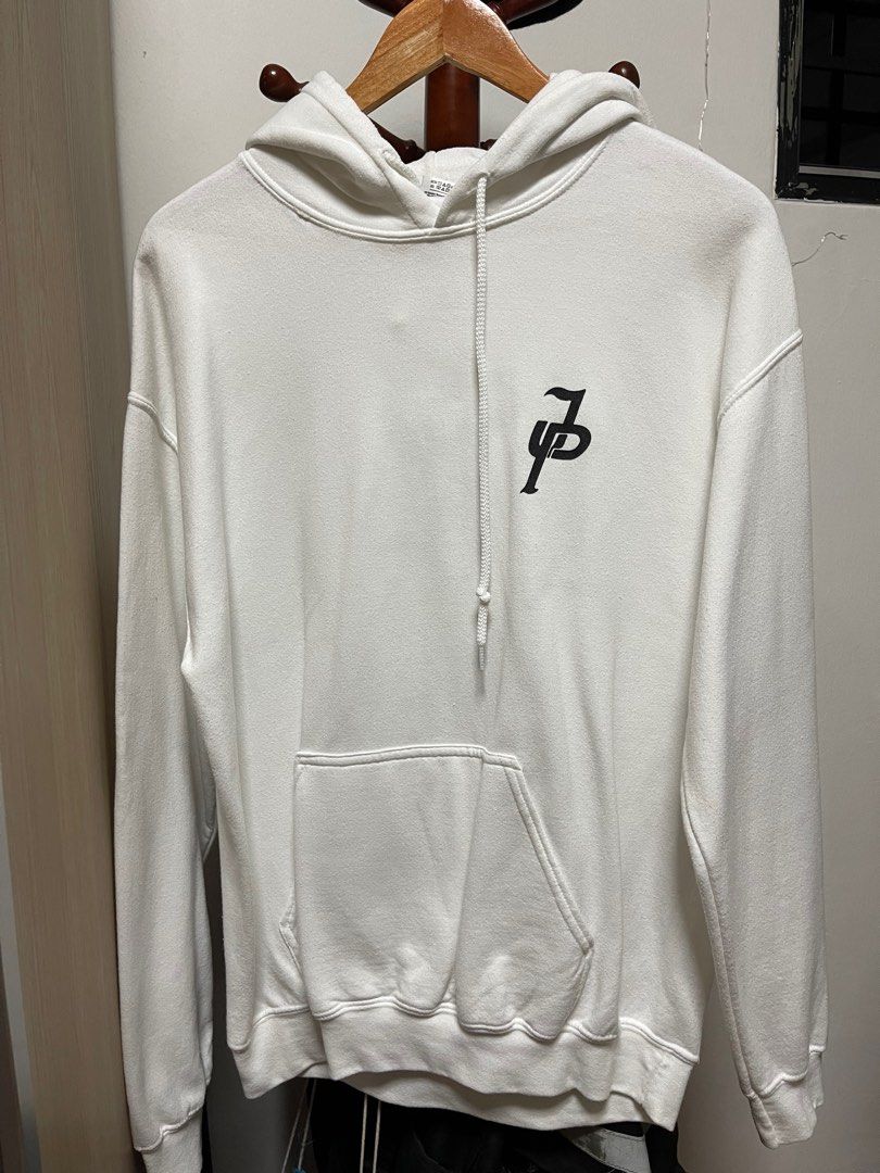 White hoodie jacket shop