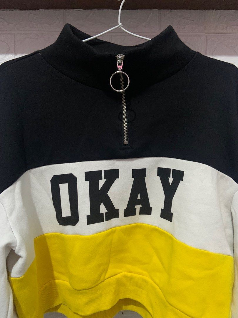 Jaket OKAY H M jumper Fesyen Wanita Pakaian Wanita Baju Luaran di Carousell