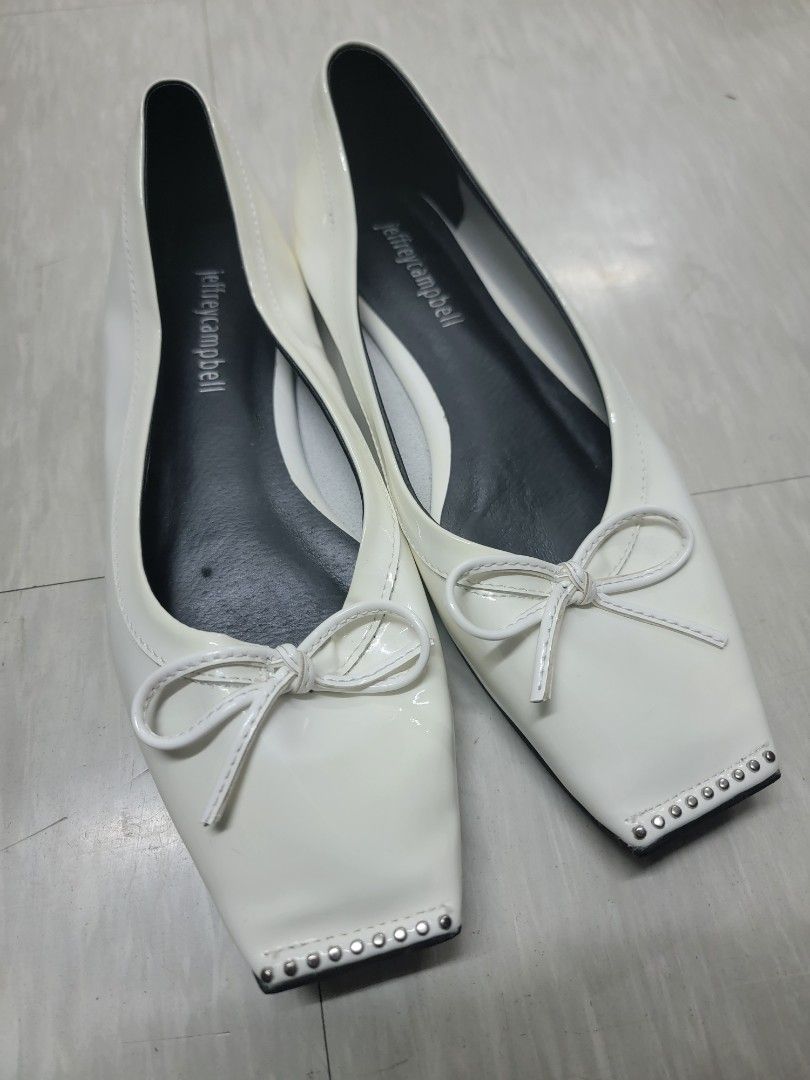 Jeffrey campbell achira square toe flats discount