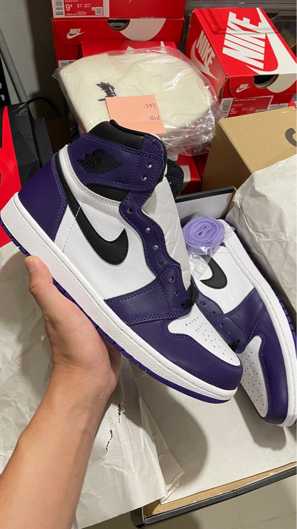 Jordan 1 AJ high Court Purple 2.0 Men s Fashion Footwear
