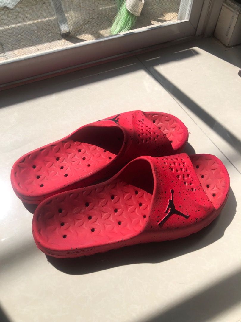 Jordan Superfly Slides Red Men s Fashion Footwear Slippers