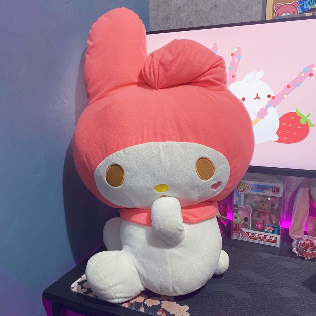 Jumbo My Melody Heart Blush Plush, Hobbies & Toys, Toys & Games on