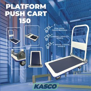 KASCO Folding Platform Push Cart 150kg