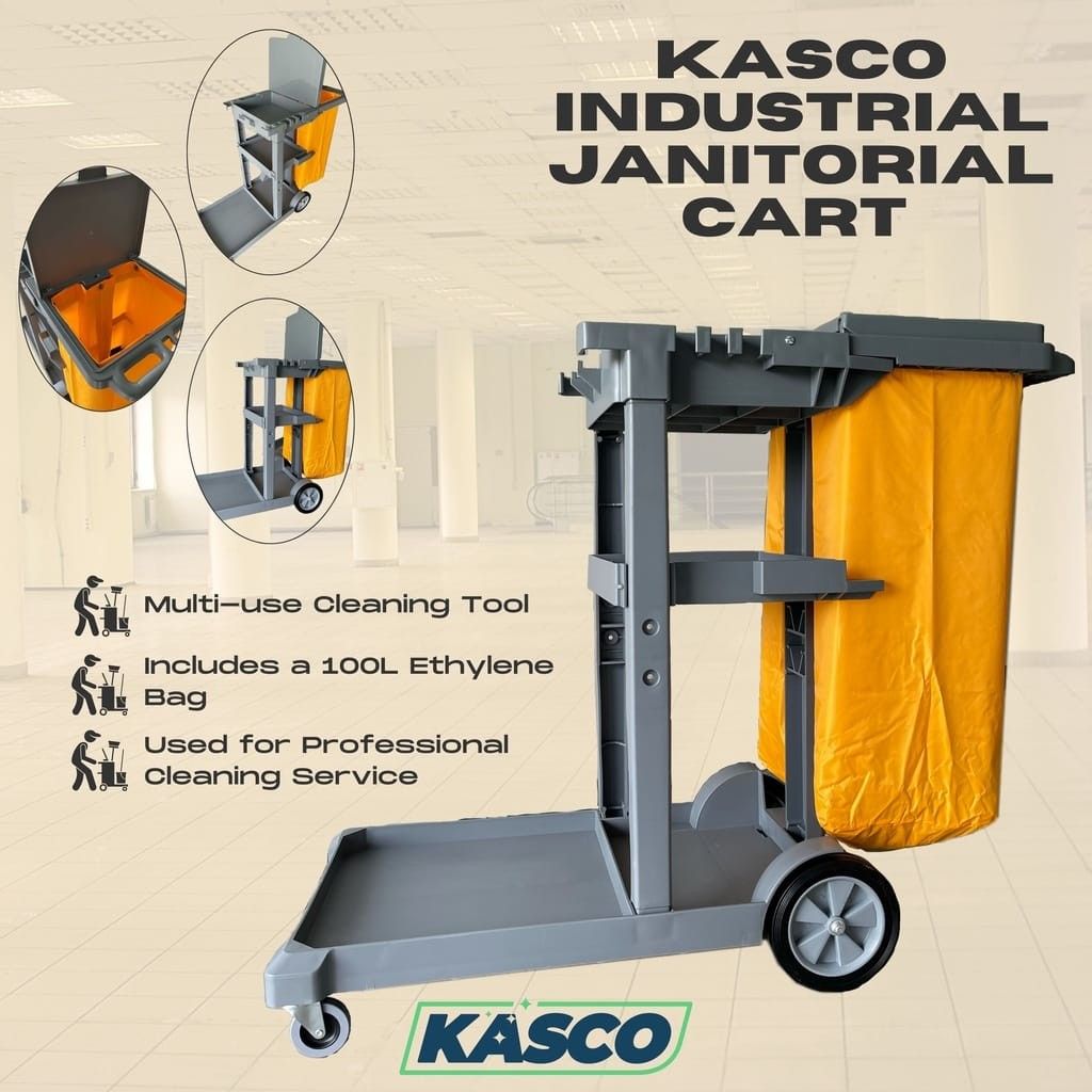 KASCO Industrial Janitorial Cart, Commercial & Industrial, Industrial