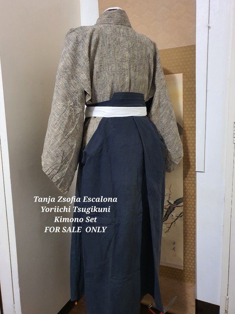 Kimetsu no Yaiba 1st Sun Breather Yoriichi Tsugikuni Inspired Kimono ...