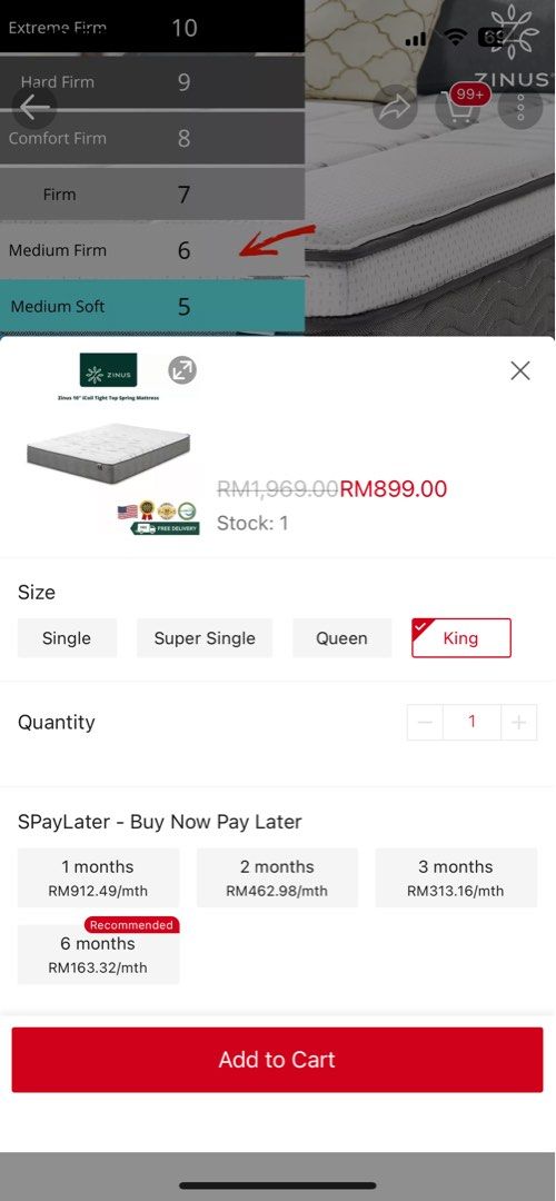 Zinus coupon online