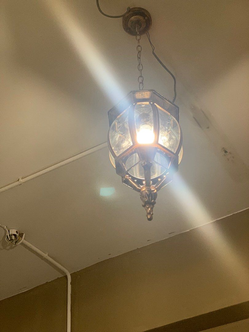Lampu Syiling Vintage, Kajang, Furniture & Home Living, Lighting & Fans
