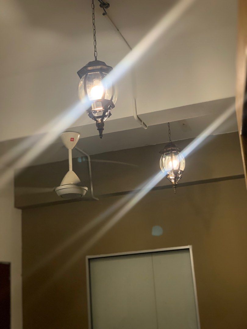 Lampu Syiling Vintage, Kajang, Furniture & Home Living, Lighting & Fans