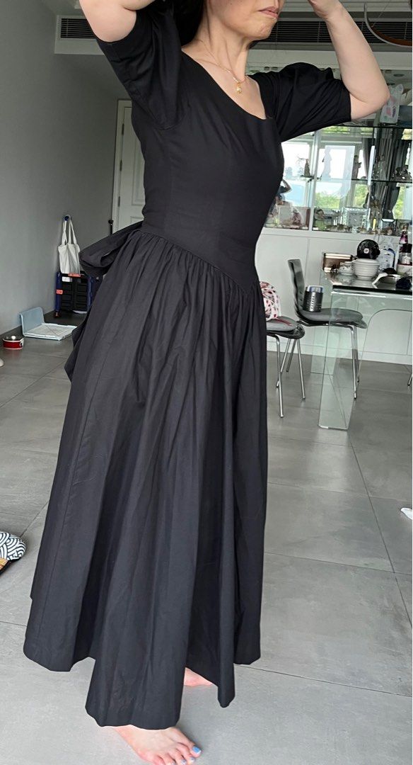 Laura Ashley vintage black dress
