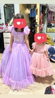 Lavender Gown for 6-7 years old