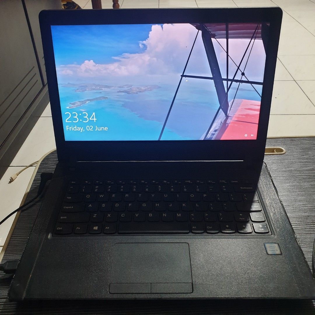 Lenovo idea pad 110 core i3 6006U Gen 6, Elektronik, Komputer, Laptop ...