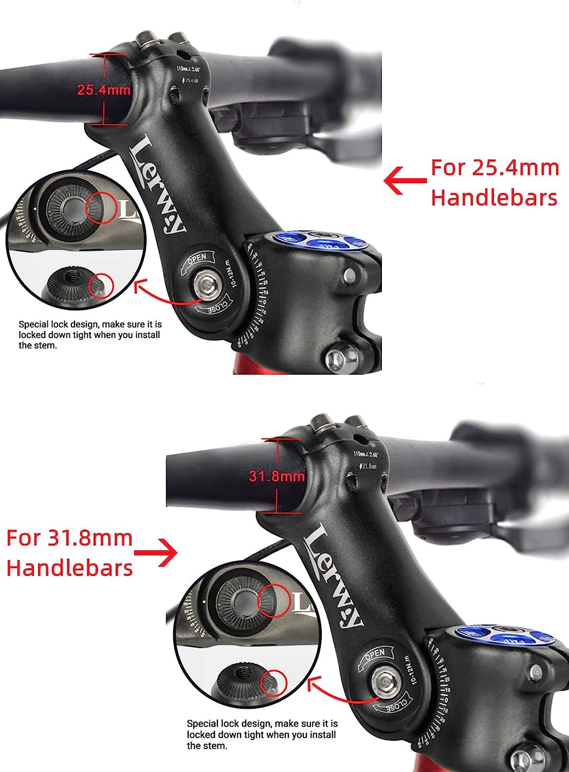 Lerway bike stem riser cheap