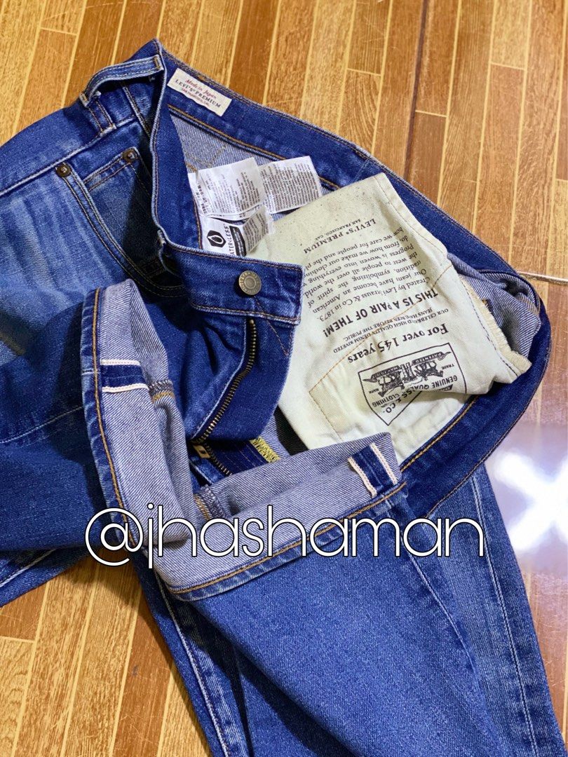Levi's 511 sales premium selvedge