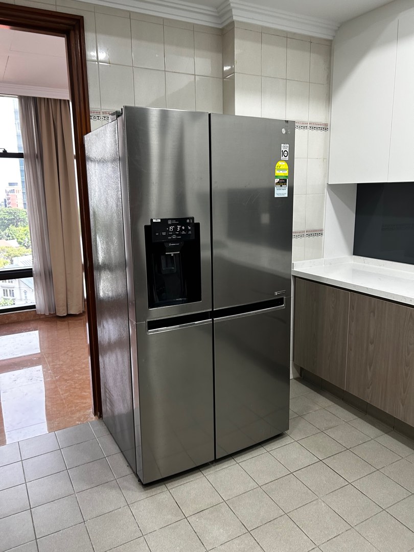 LG side by side door fridge, TV & Home Appliances, Kitchen Appliances