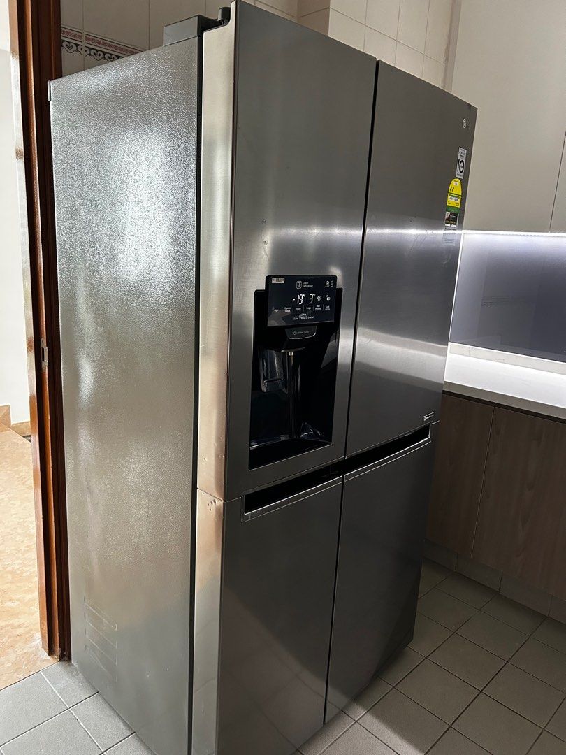 LG side by side door fridge, TV & Home Appliances, Kitchen Appliances