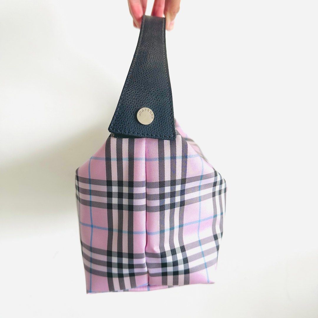 LIKE NEW Burberry Purple Classic Check Nova Haymarket Checkered
